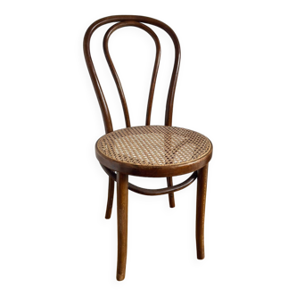 Caned bistro chair in the style of Thonet