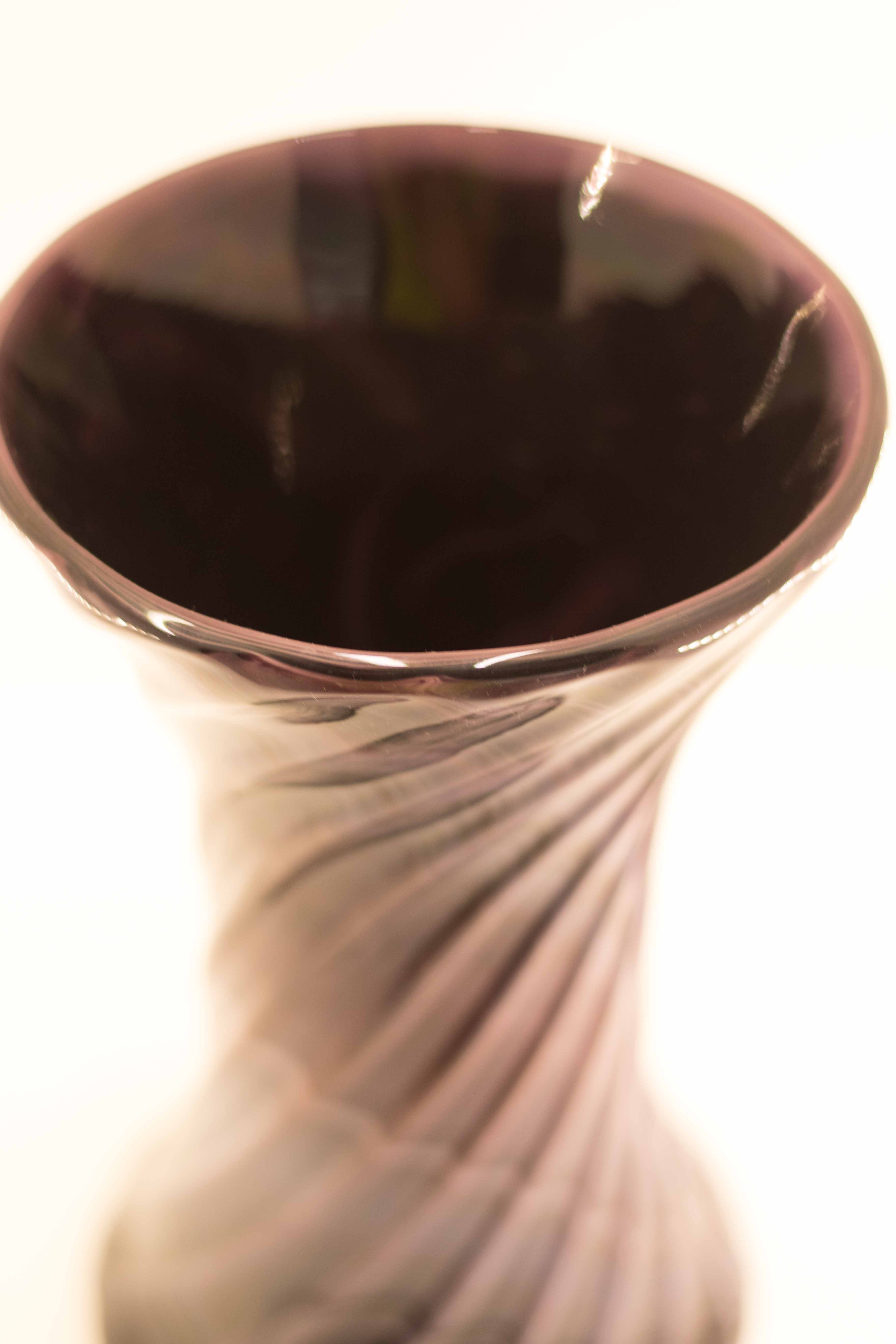 Diabolo old Moor purple flame vase