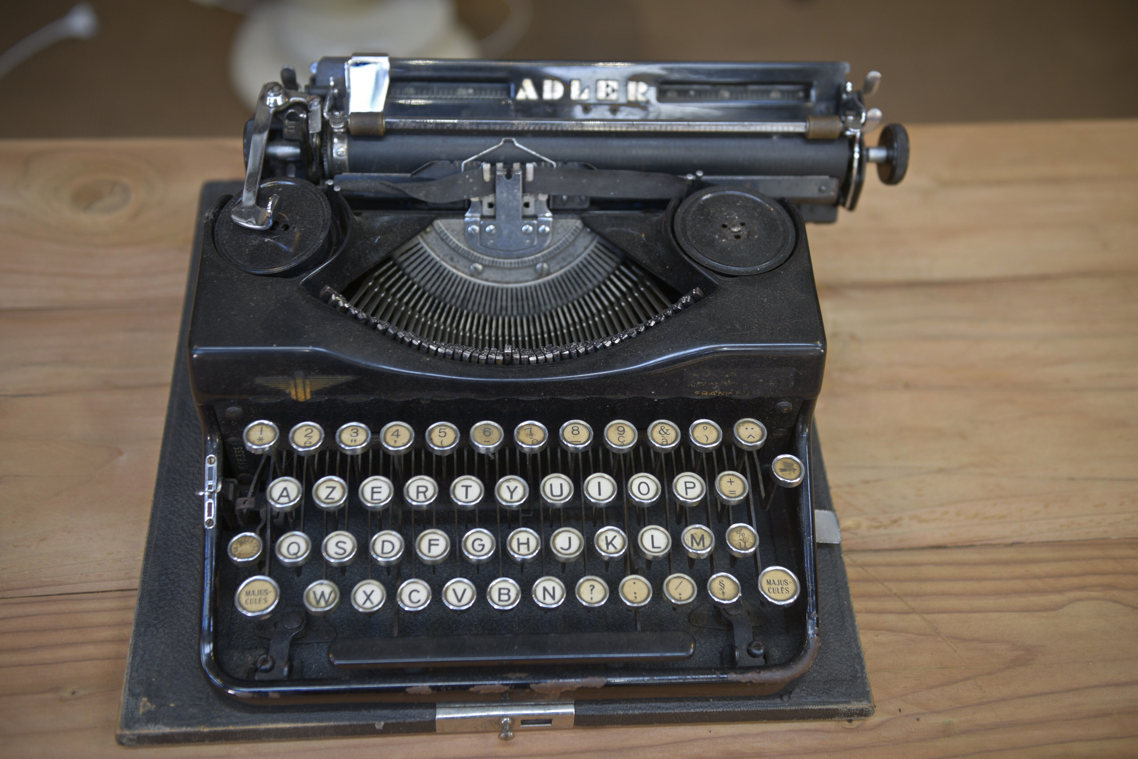 Metal Adler typewriter