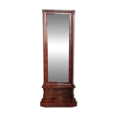 Large Empire mahogany mirror
