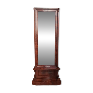 Large Empire mahogany mirror