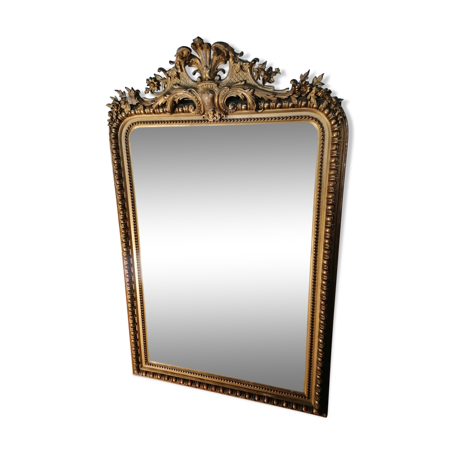 Gold leaf mirror - 170x112cm