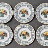 6 dessert plates Villeroy & Boch basket model