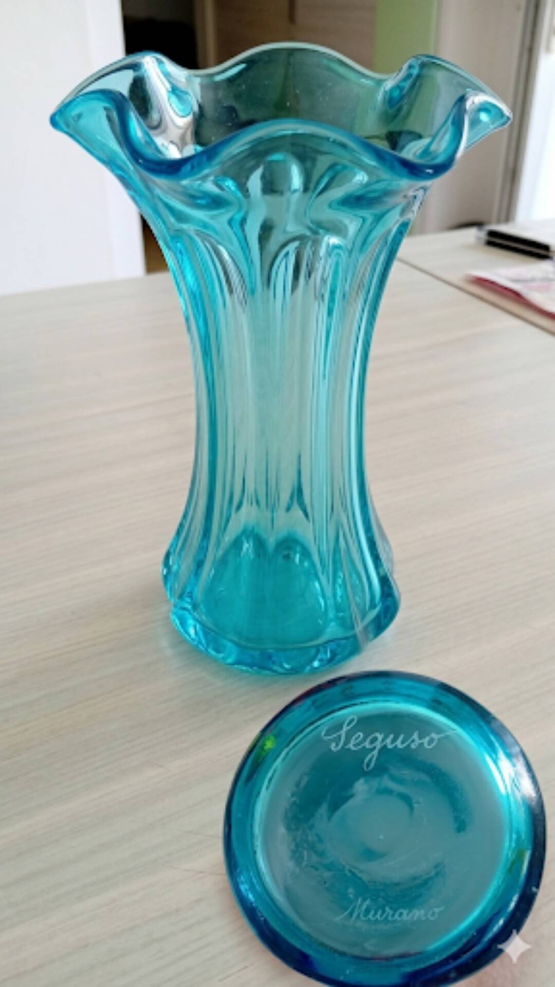 Large Seguso Murano vase 1950-1970