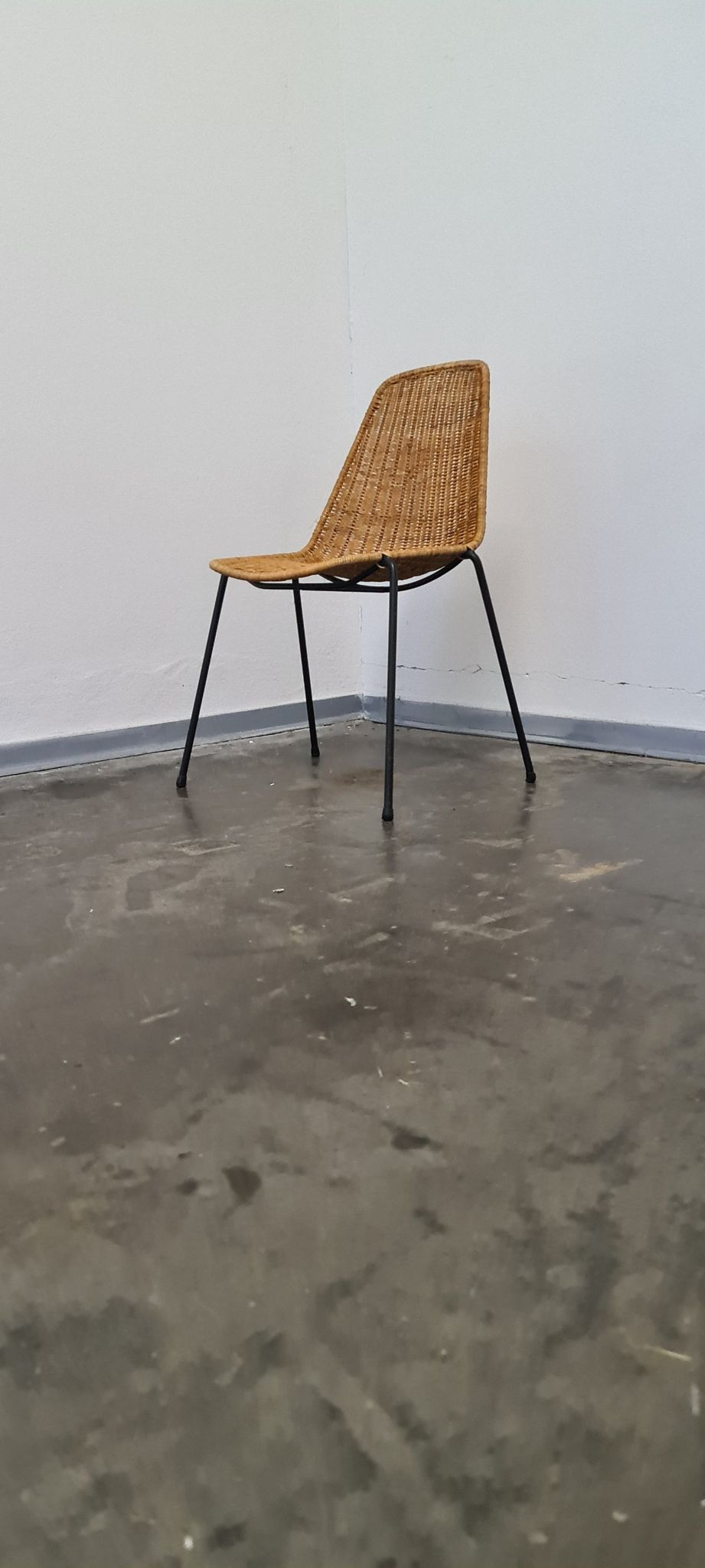 Wicker chair 1950