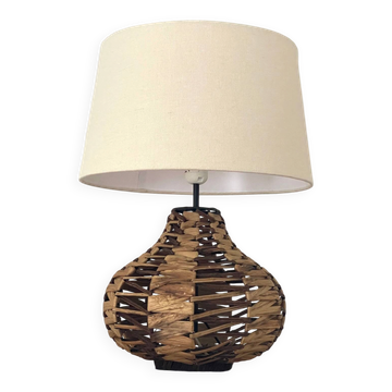 Lampe feuilles de bananier années 90/2000