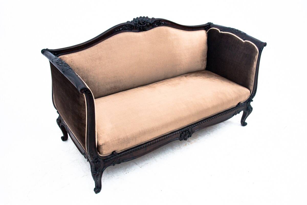 Antique sofa from the late 19th century, Northern Europe