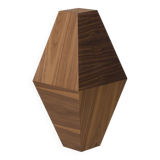 Brancusi endless column inspired pedestal table, real walnut