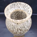 Vase en verre moucheté verre de clichy