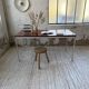 Ernst Moeckl 1960s teak desk with chrome base