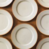 Set of 8 Tulowice dessert plates