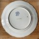 Set of 5 flat plates Terre De Fer XIXth, collection "Regency" St Amand & Hamage Nord