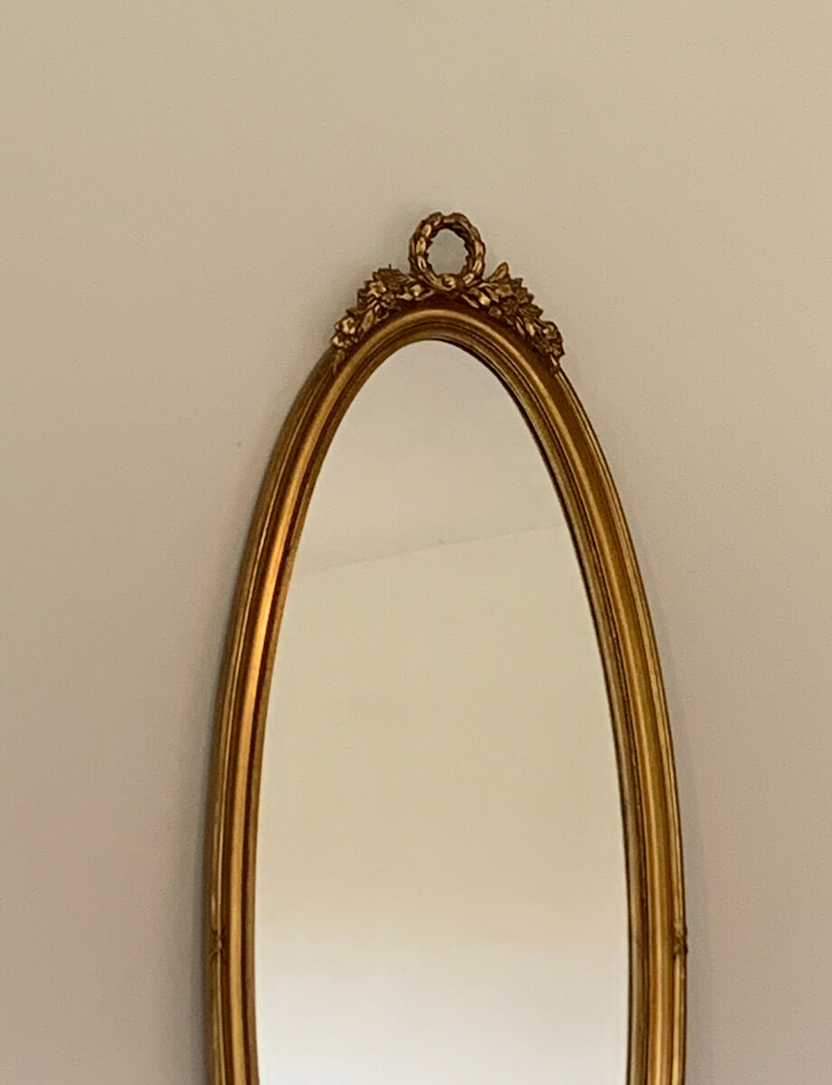 Miroir ovale Empire 100x35cm