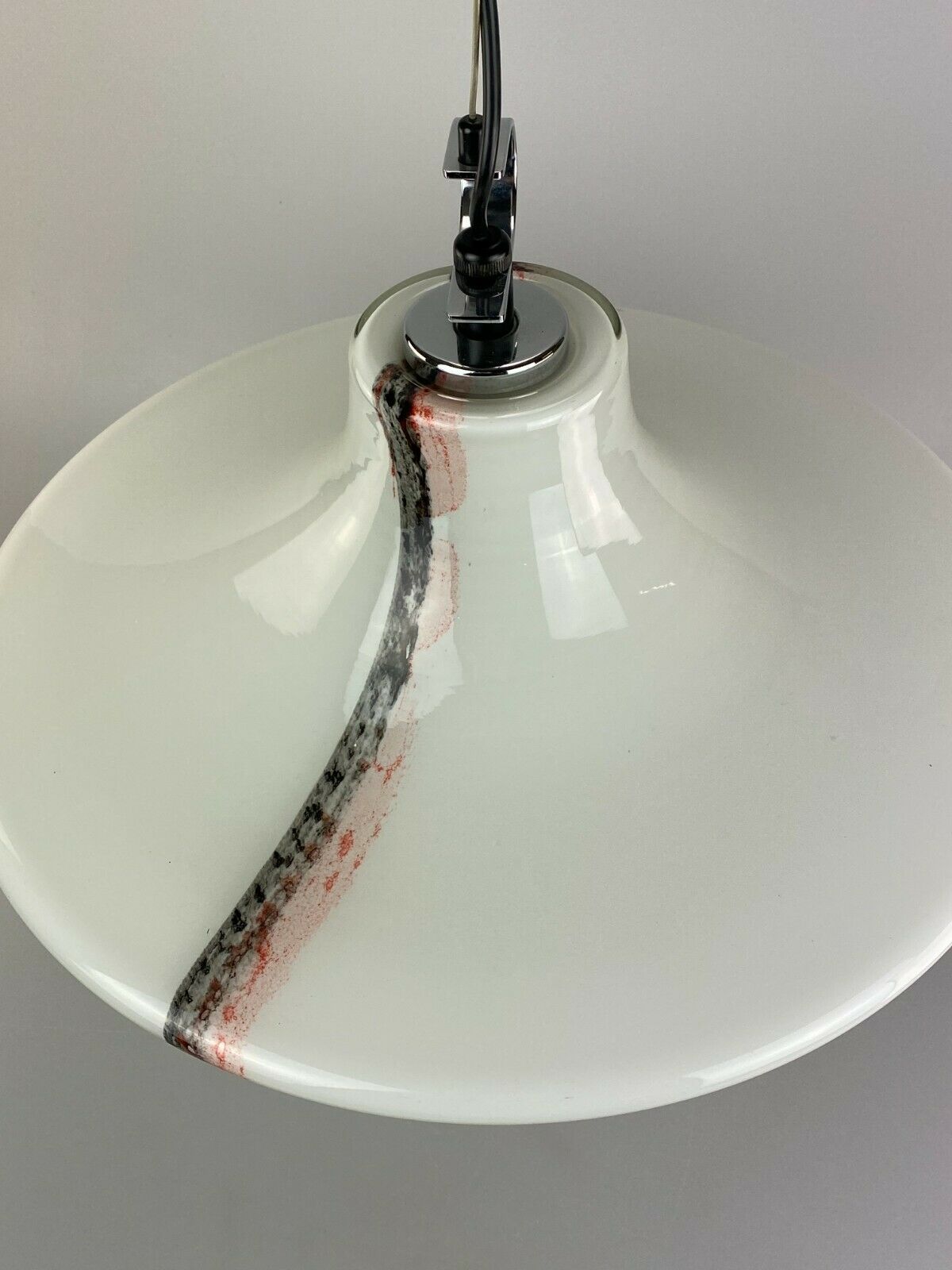 60s 70s Peill & Putzler hanging lamp ceiling lamp glass space design lamp