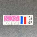 Pair of UFO Art Deco style desk or table lamps by Disderot for Soka, France 1970s