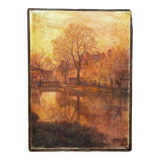 Indian summer in Dijon, Louis Auguste Girardot 19th century