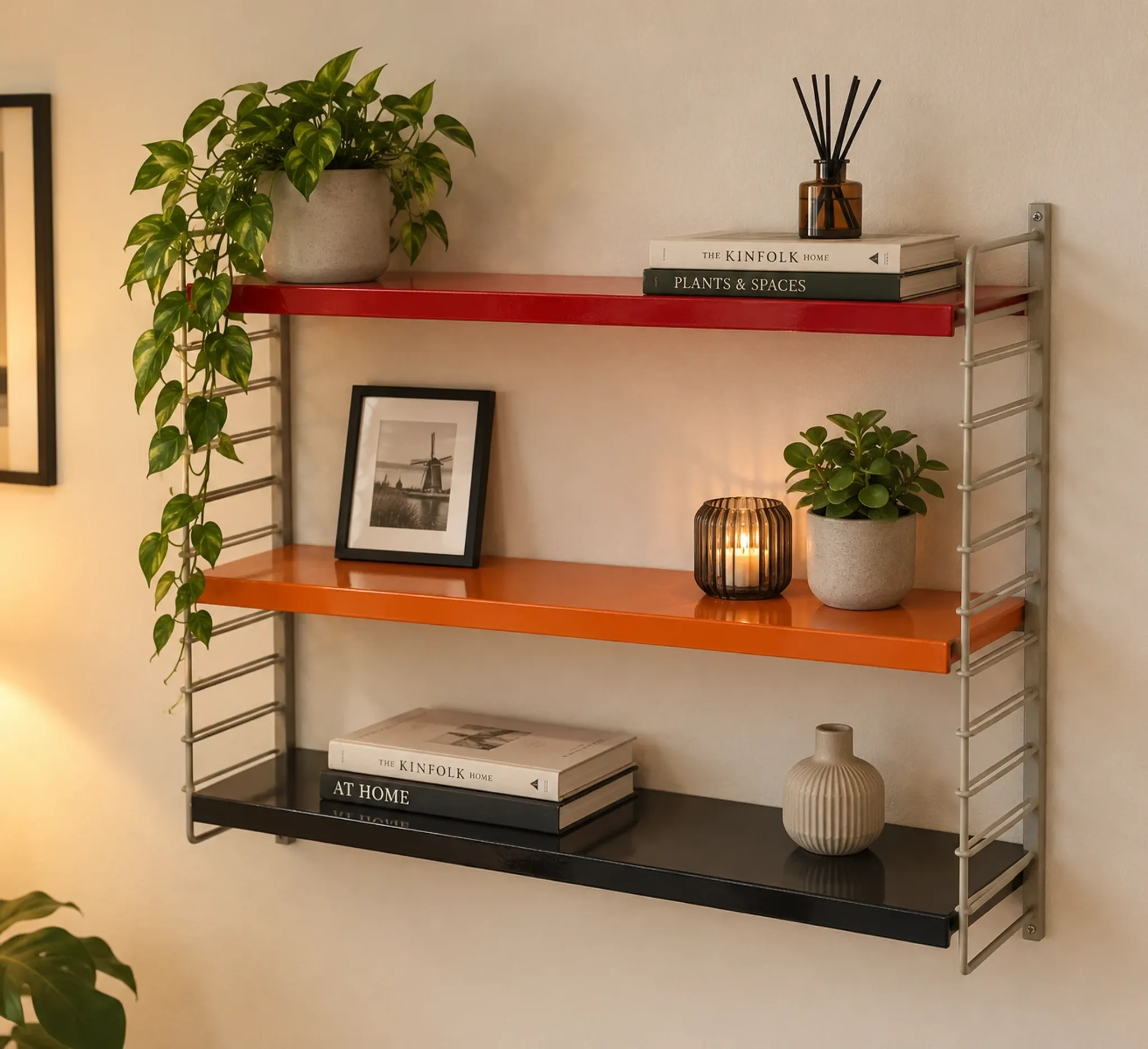 Vintage Wall Shelf Wall unit Tomado Holland Pilasto Drenthea style