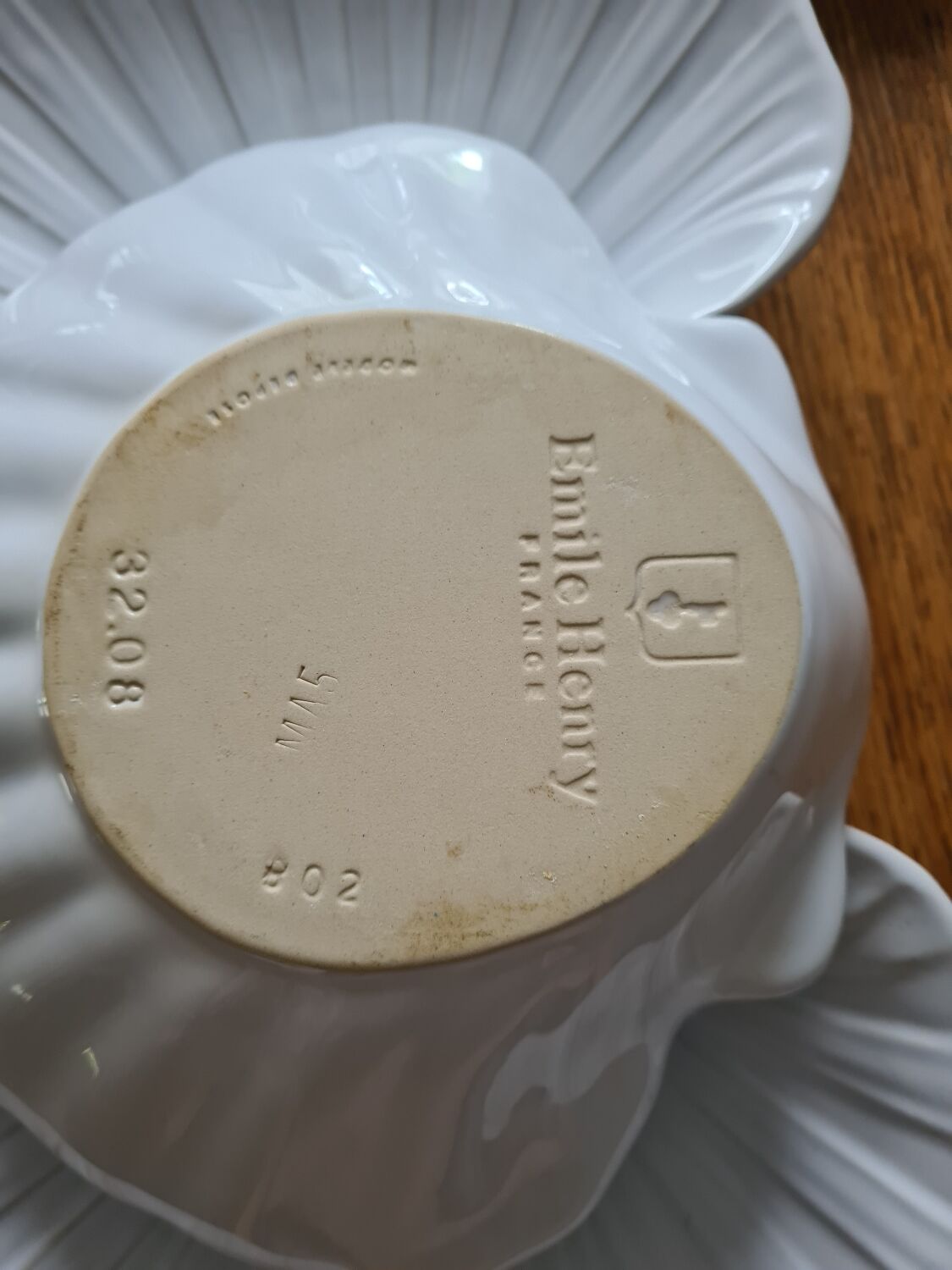 6 hollow plates Émile Henry