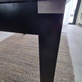 Extendable table in solid cherry wood of France