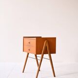 Scandinavian teak bedside table