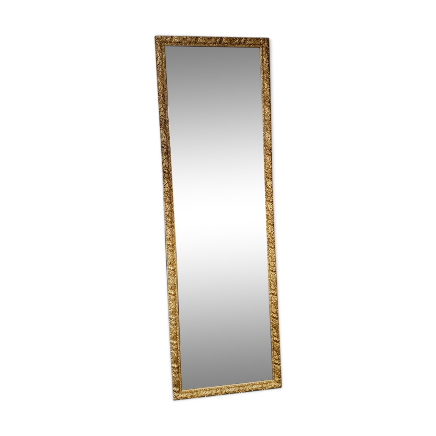 Golden mirror, francesca model 175 x 55 cm