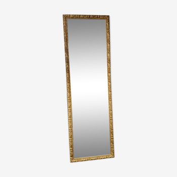 Miroir doré à poser au sol, modèle francesca 175 x 55 cm