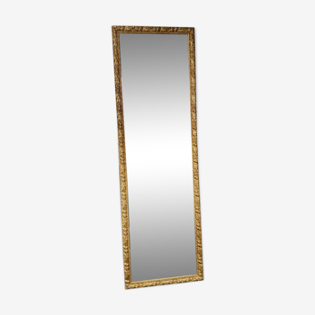 Golden mirror, francesca model 175 x 55 cm