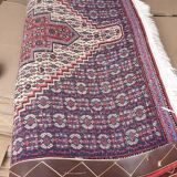 Fully handmade wool prayer rug