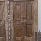 Double porte ancienne en bois