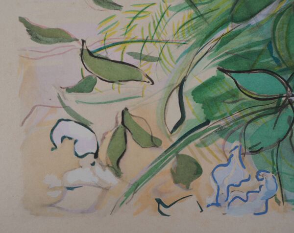 Raoul DUFY : Petites fleurs des champs, Lithographie signée