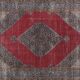 Vintage Turkish rug from Oushak, handwoven 215x323 cm