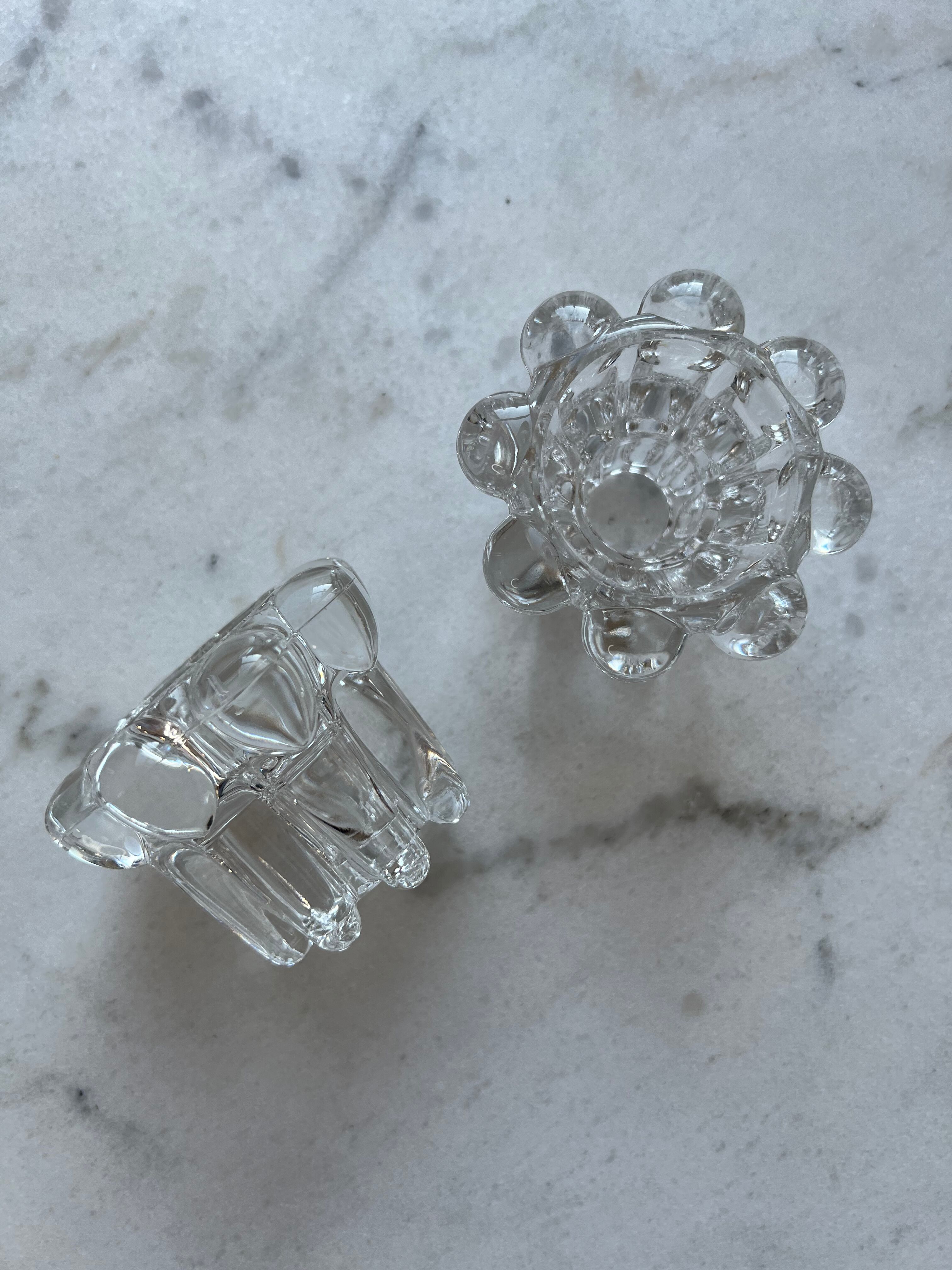 Set of 2 candle holders - Poulignac France