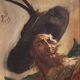 Spanish painting portrait of a pirate 1895