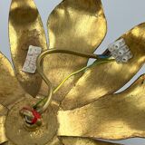 Wall sconce in brass