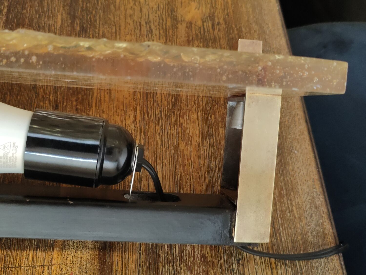 Pair of large Dallux wall lights attributed to Pierre Disderot.