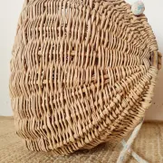 Old Woven Willow Fishing Basket