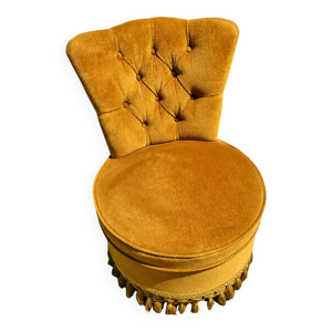 fauteuil crapaud vintage