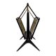 Porte-revues en laiton de style mid-century modern, Ico e Luisa Parisi, Italie, 1950.