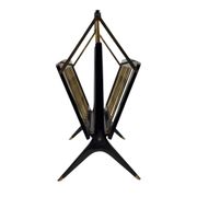 Mid-century Modern brass magazine rack, Ico e Luisa Parisi  Italy 1950