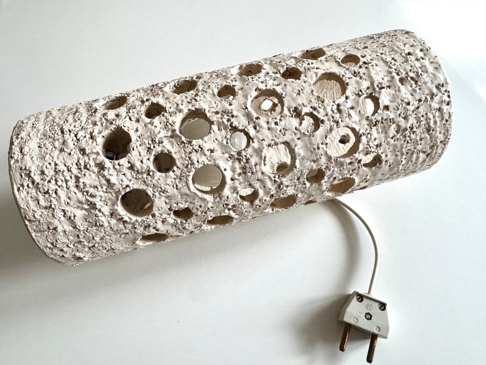 Danish chamotte wall sconce, 1960s