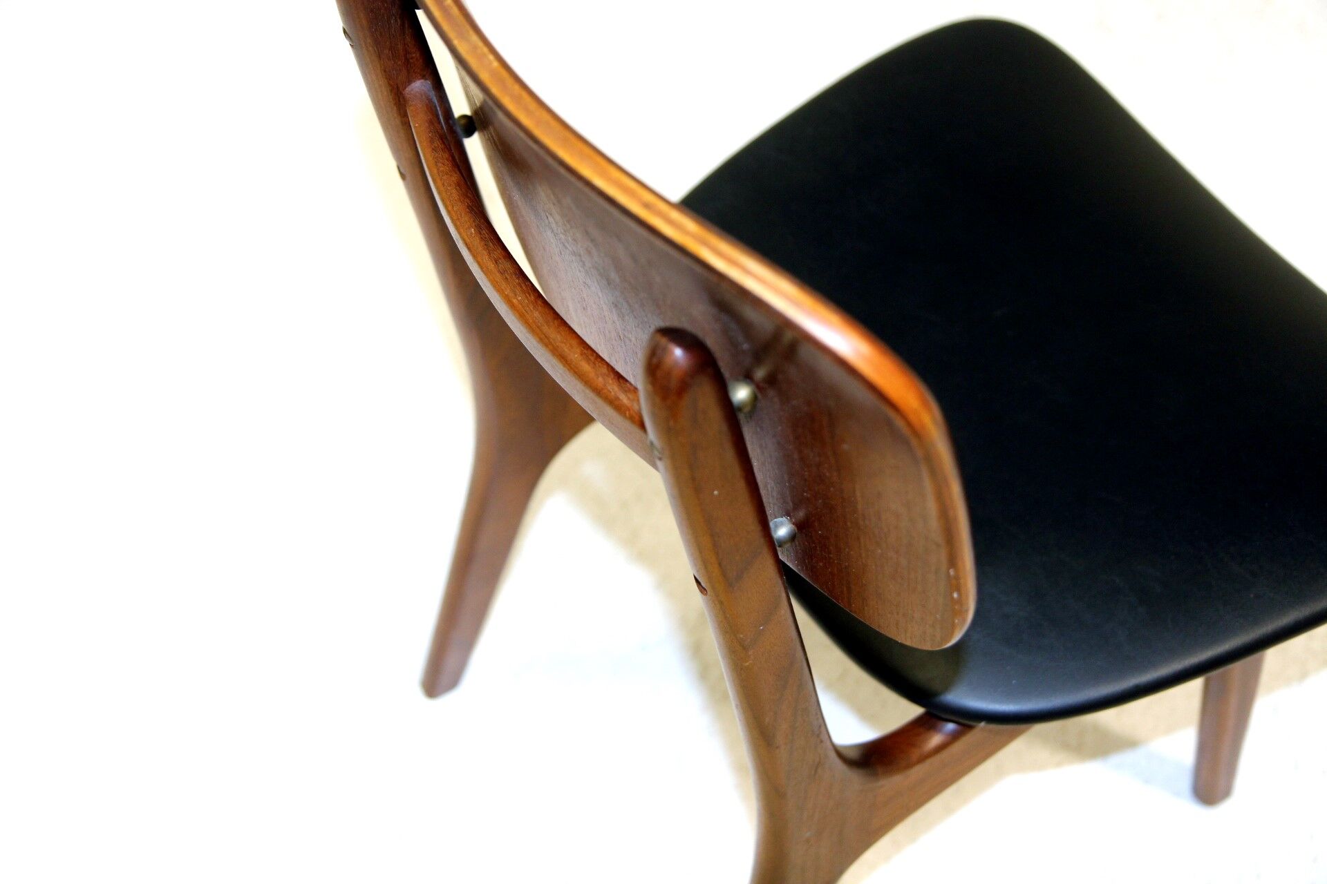 Set of 4 teak chairs, Boltinge Stole fabrik, Denmark, 1960
