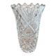 Large moulded glass vase - 1970s/80s
