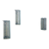 Set of 3 Murano wall sconces by Carlo Nason for Mazzega, 1970s