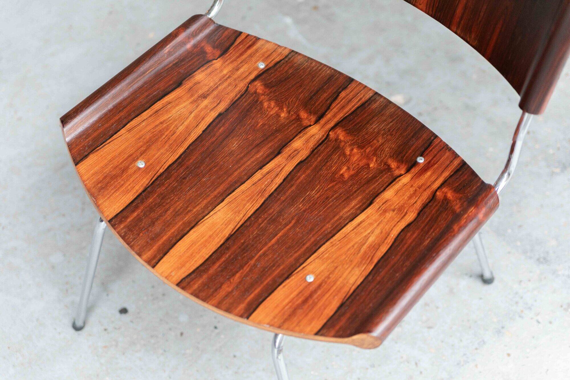 Set of 8 dining chairs by Nanna Ditzel