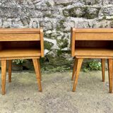 Pair of Scandinavian bedside tables