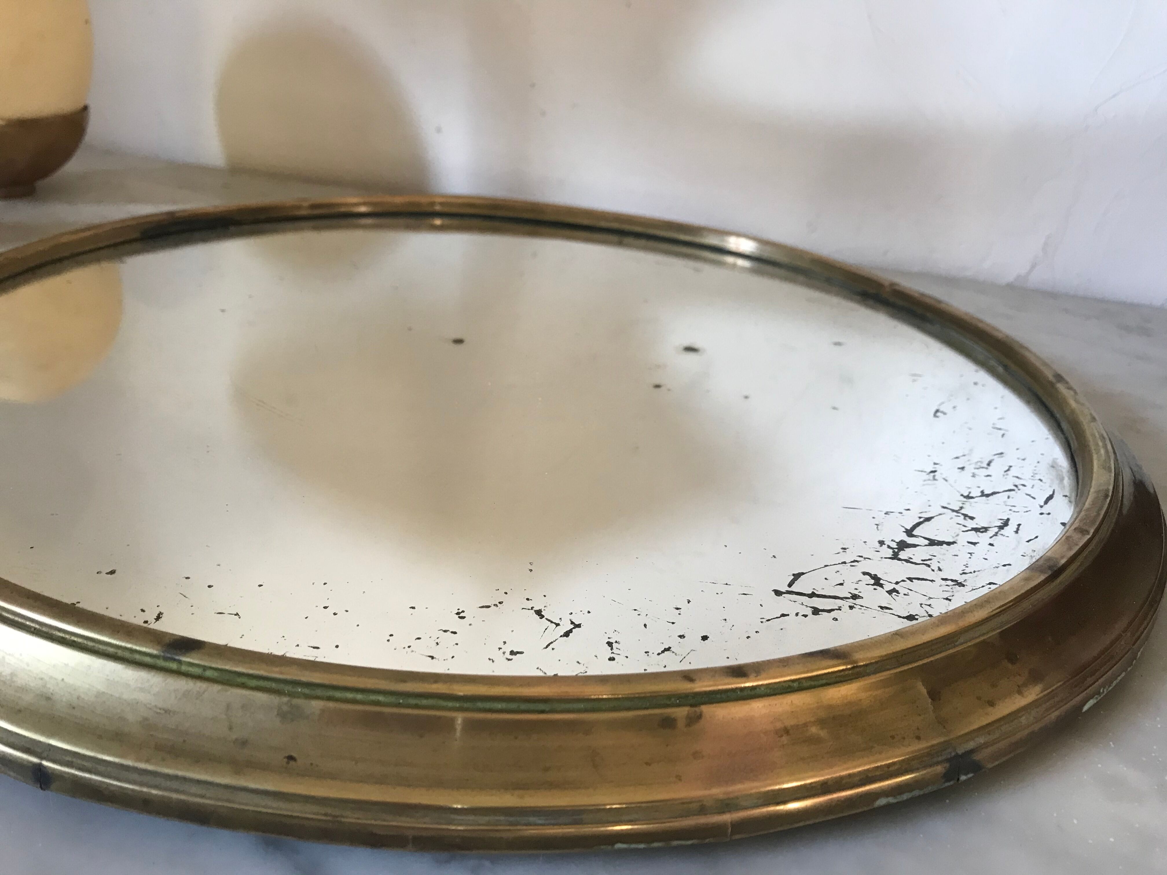 Old mirror tray 42cm