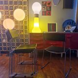Set of 5 spaghetti chairs by giandomenico belotti for alias vintage 1980