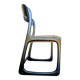 Set of four Baumann Bémole chairs "sled"
