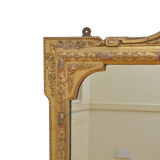 Victorian giltwood wall mirror