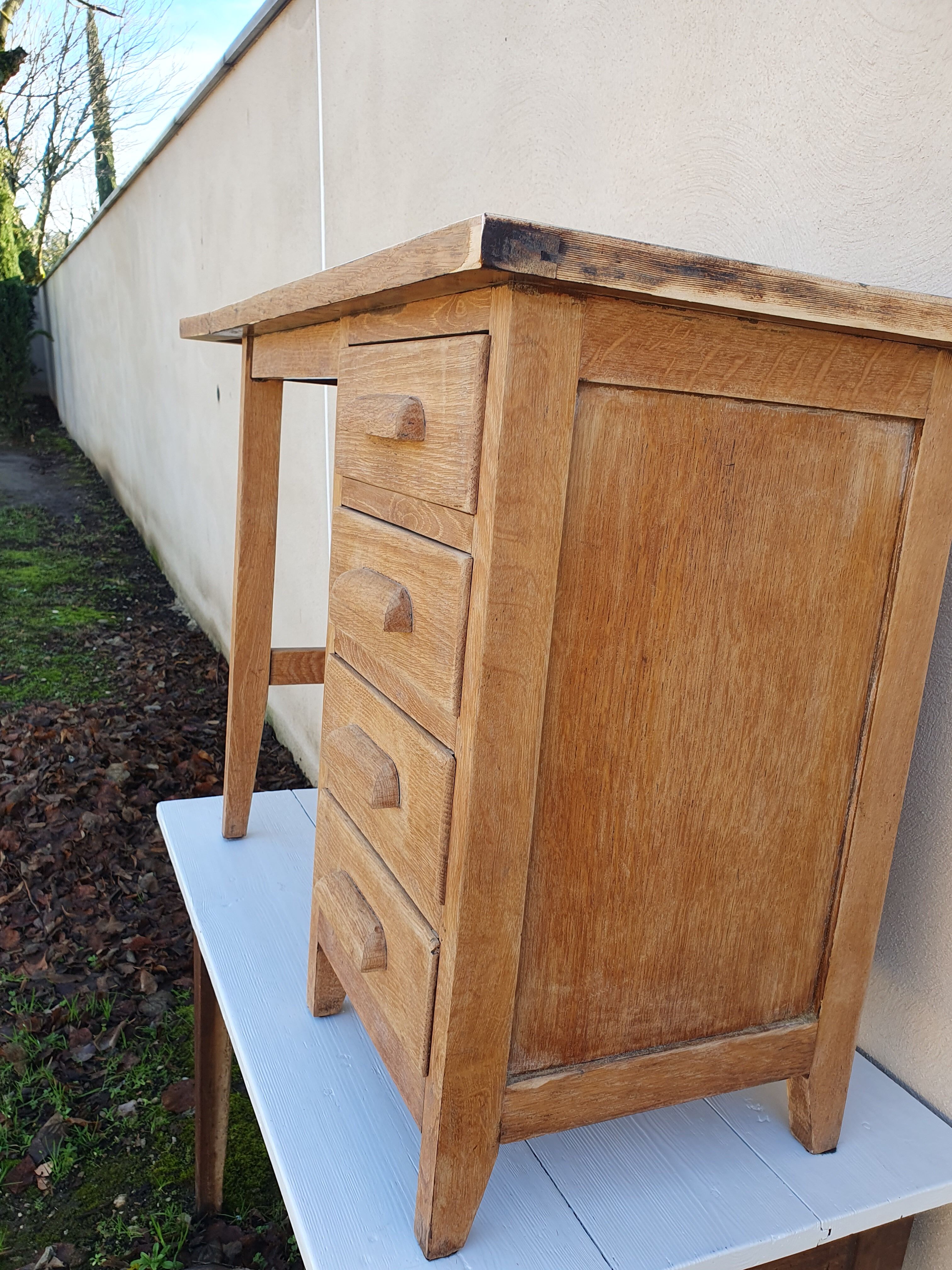Desk with drawers from the 50s